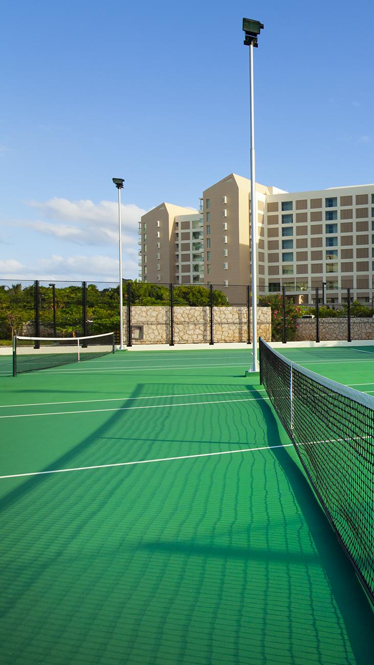Lighted Tennis Courts