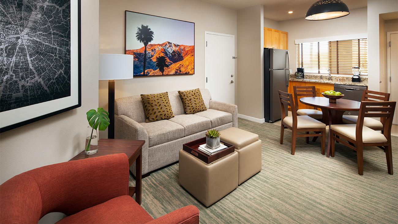 Dining, Living and Kitchenette