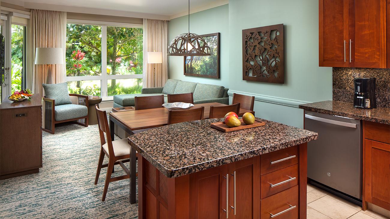 Kitchen and Living Area