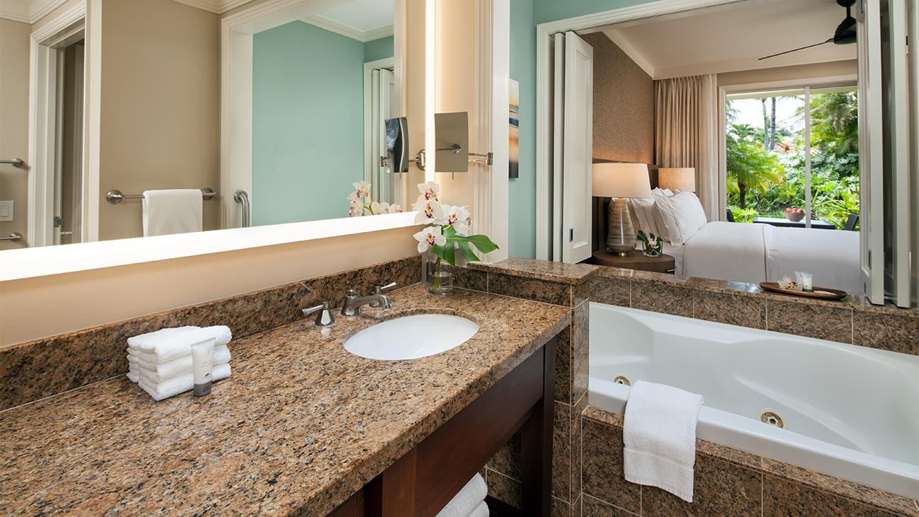 Bathroom With Bed view
