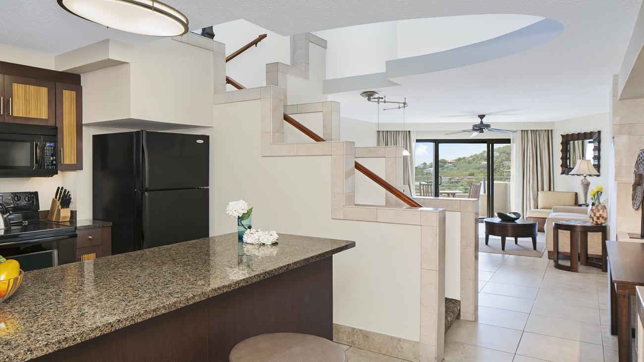 Kitchen and Living Room