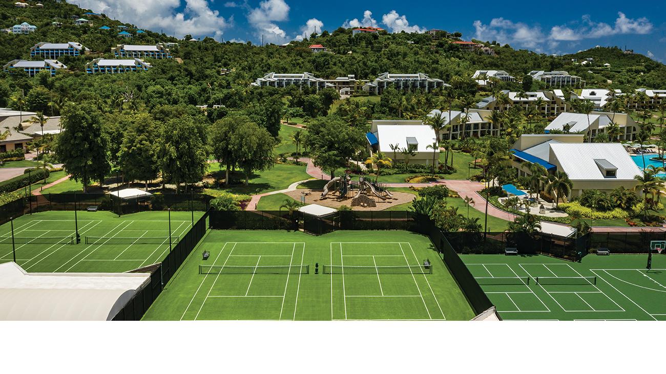 Lighted Tennis Courts