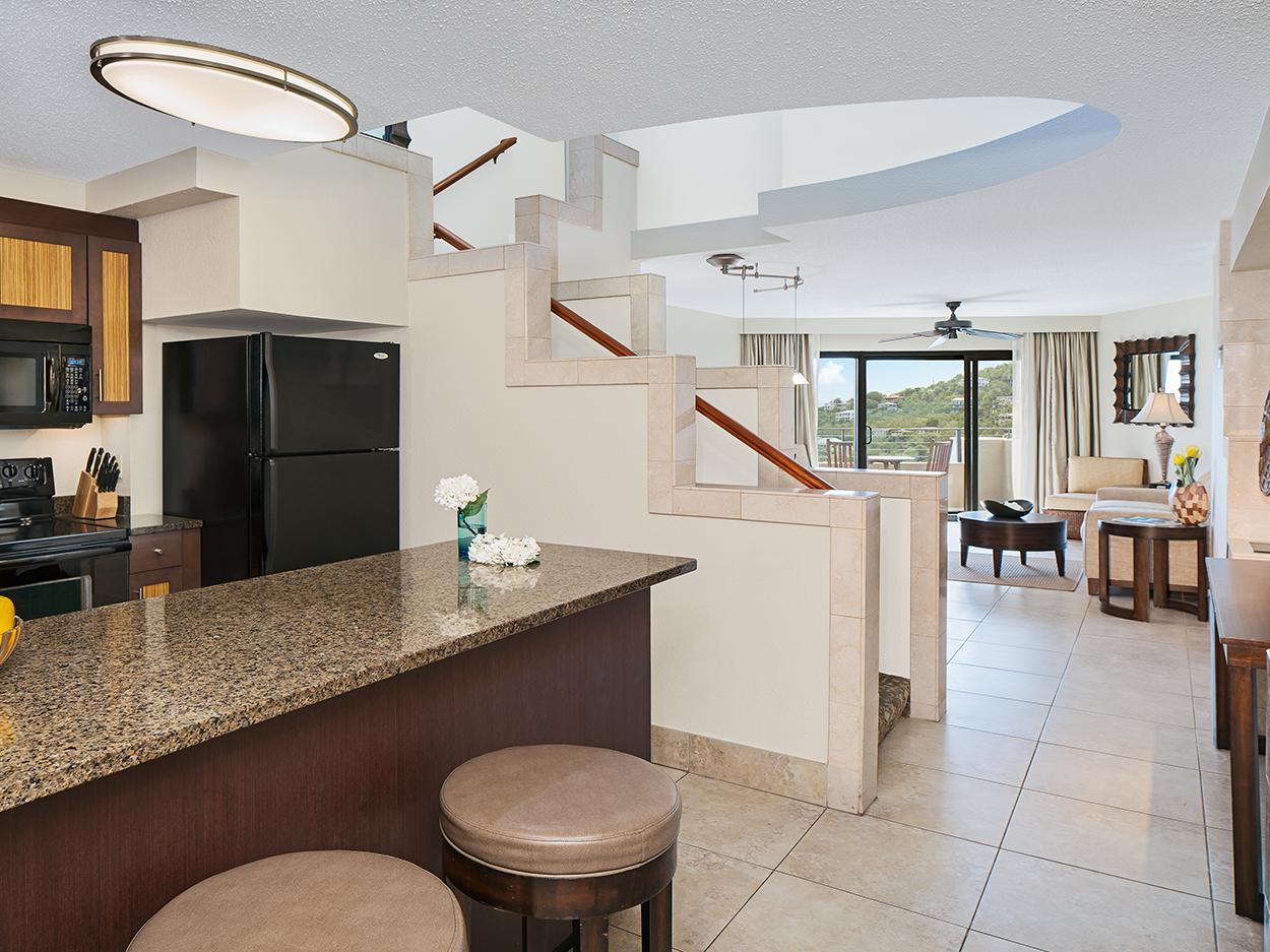 Kitchen and Living Room