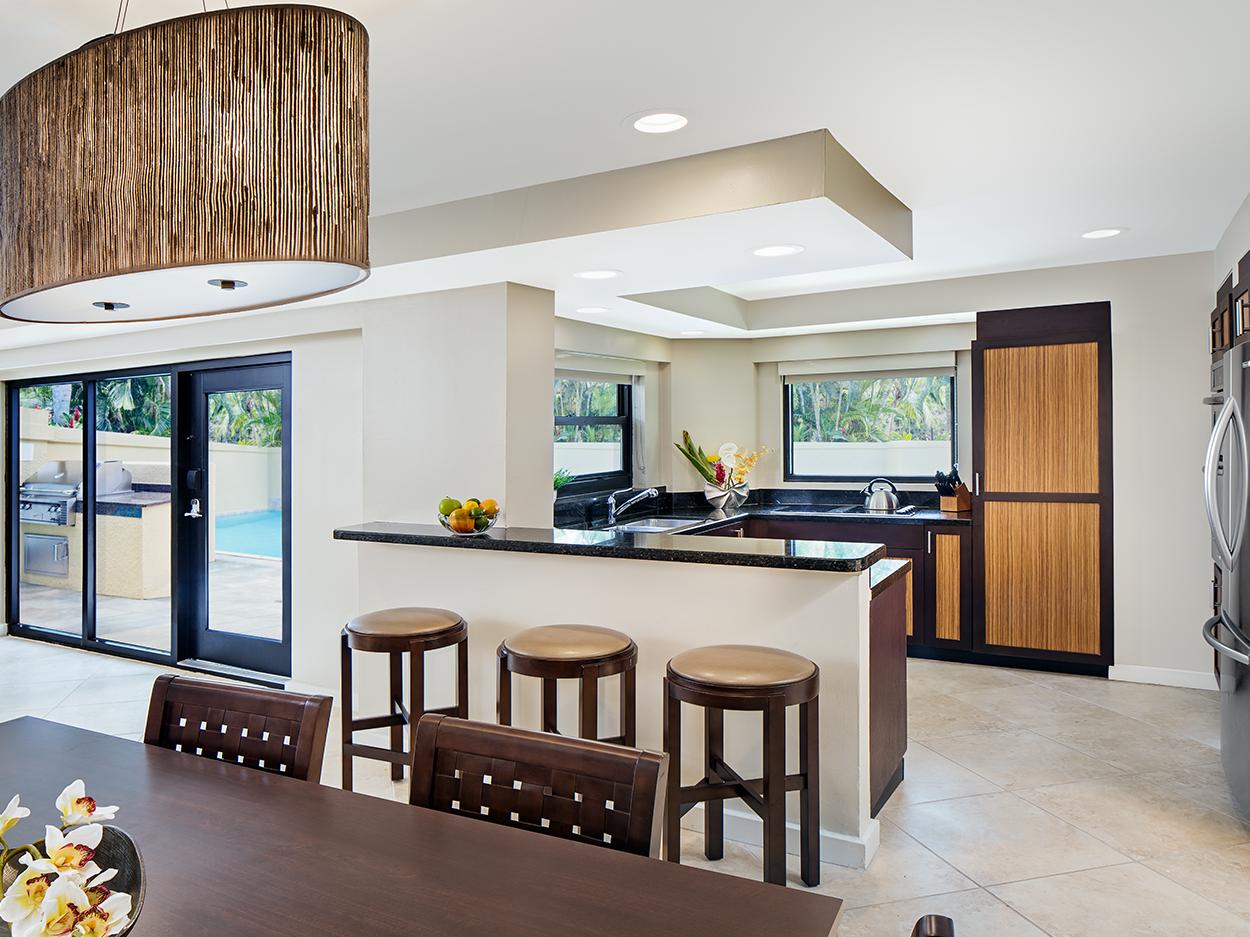 Dining, Kitchen and Pool