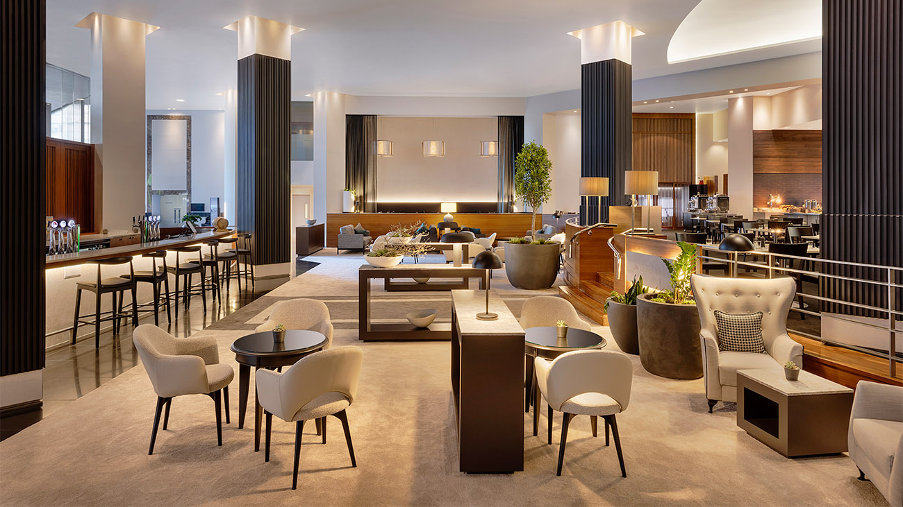JW Marriott Auckland lobby