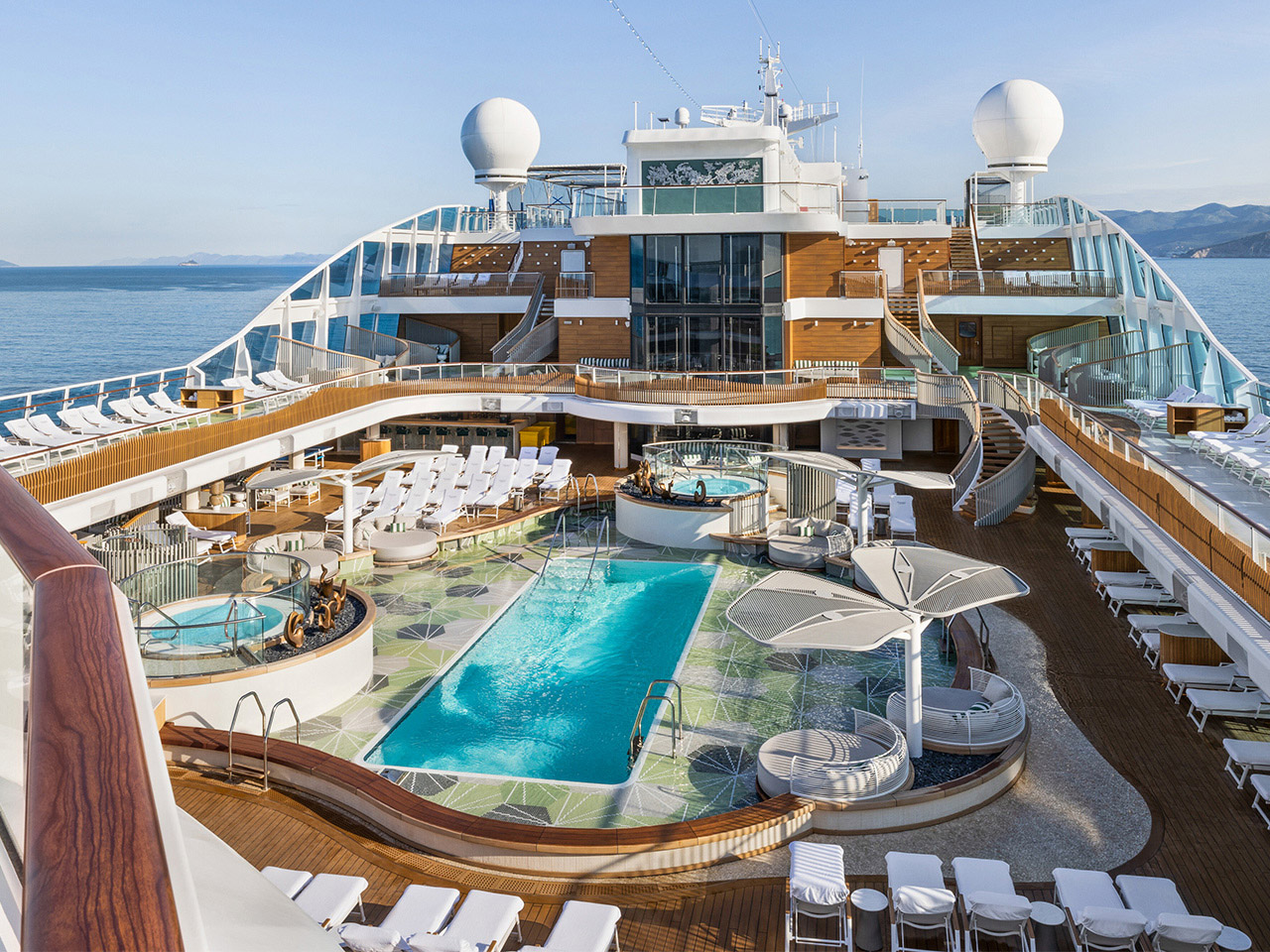 Oceania Allure pool deck