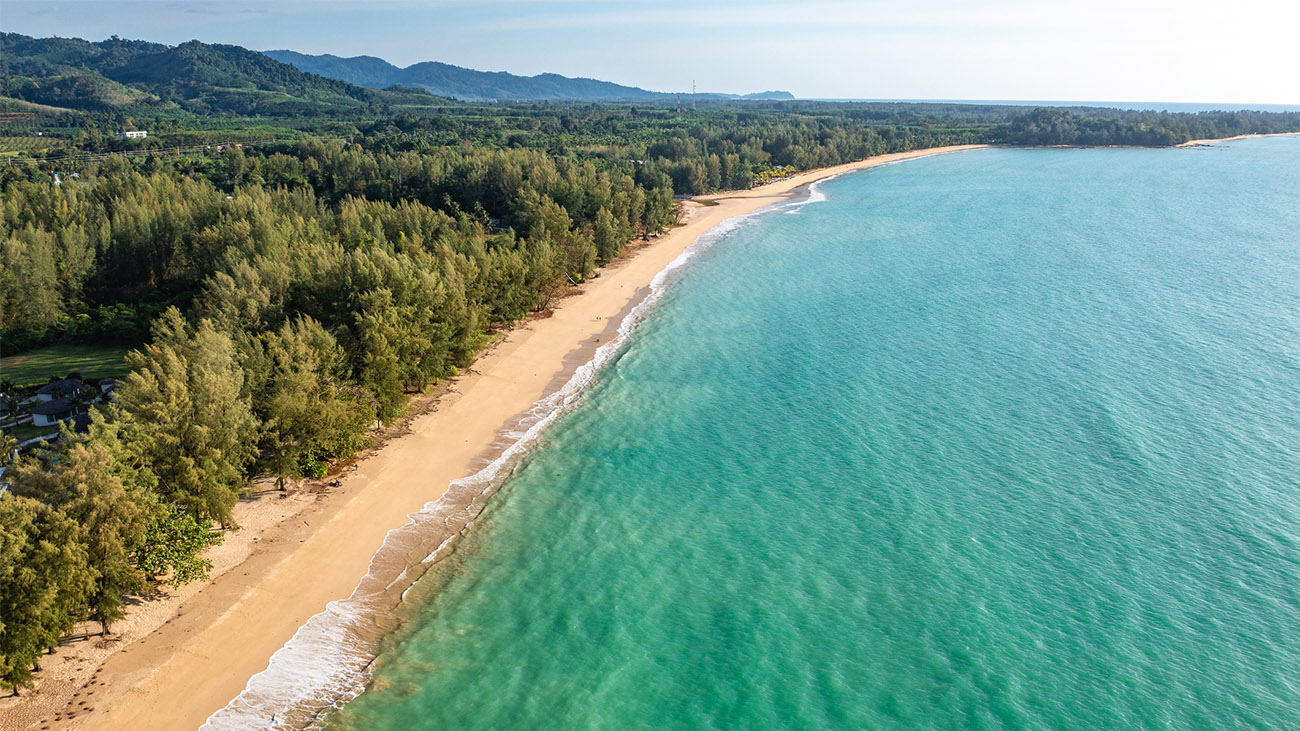 Bang Sak Beach near Khao Lak, Thailand