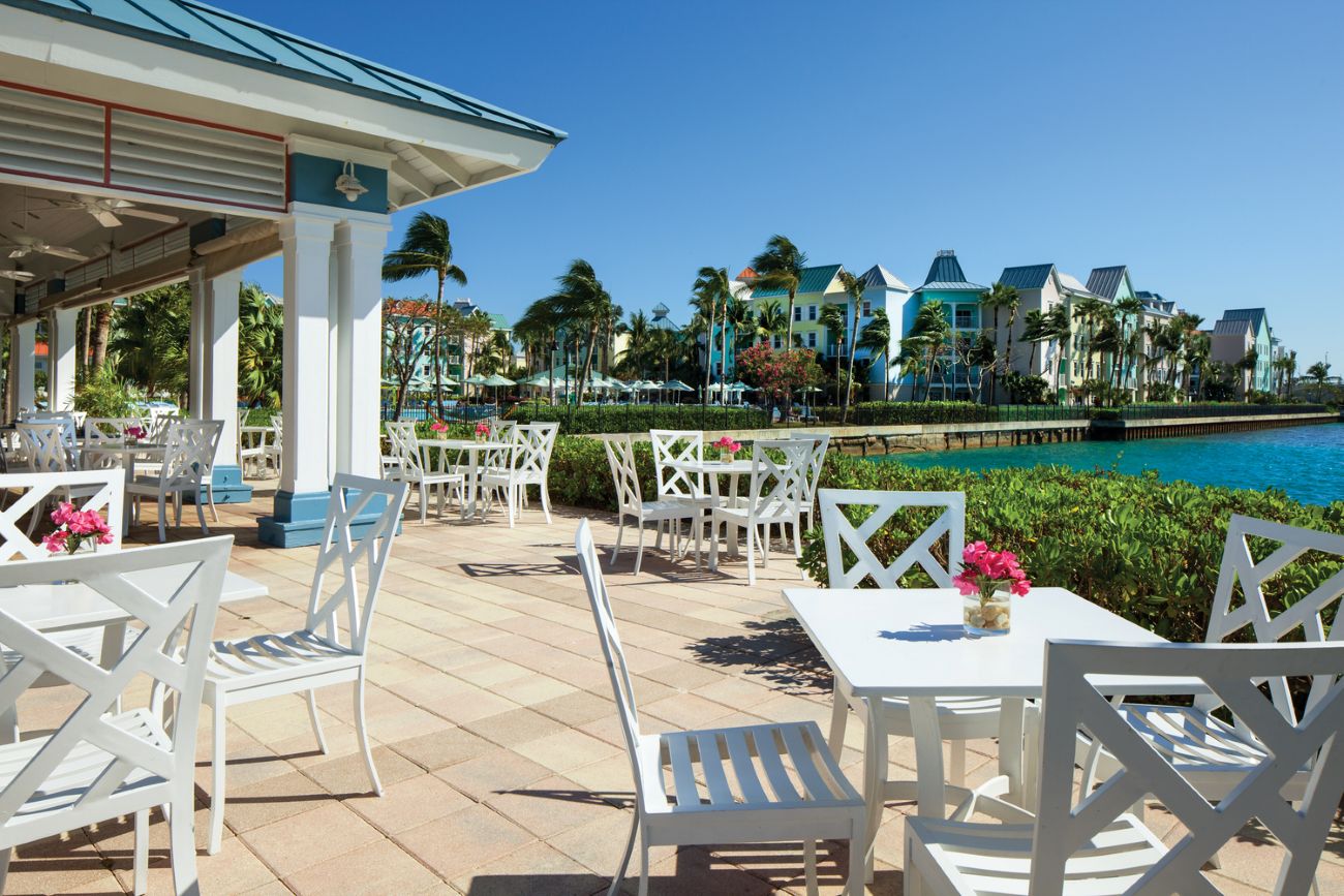 Sunset Point at Harborside Resort at Atlantis.