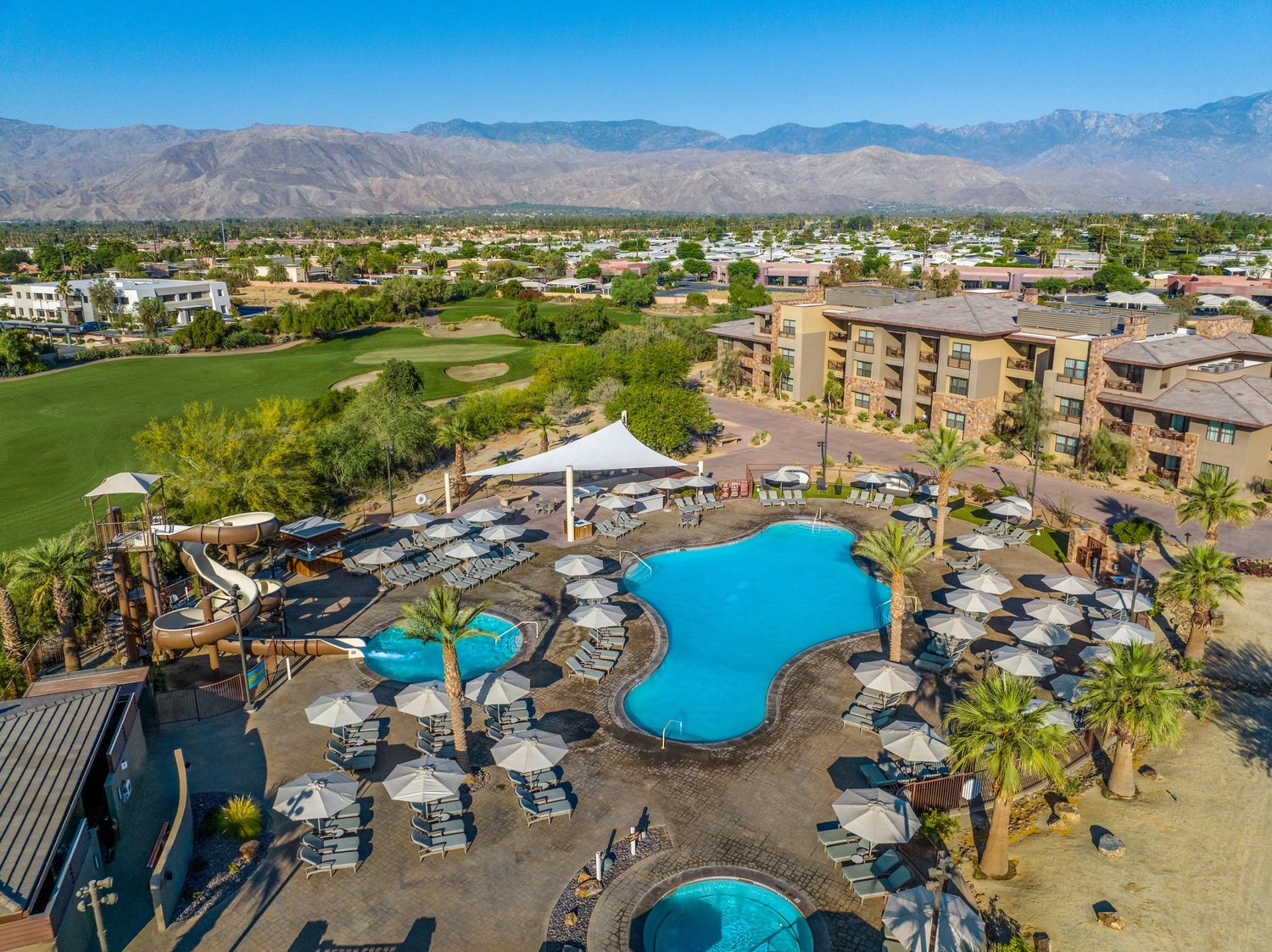 Aerial view of The Westin Desert Willow Villas in Palm Desert, California