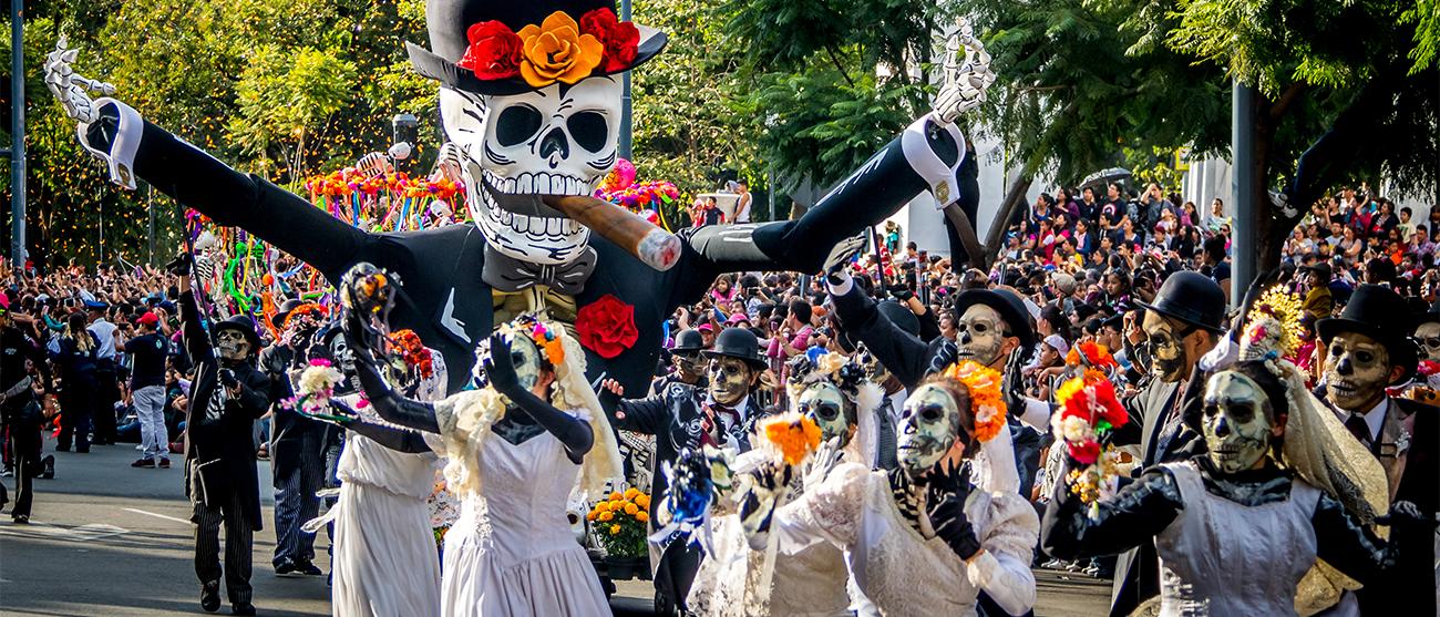 Dia de los Muertos fall festival parade in Mexico, a Westin Vacation Club destination