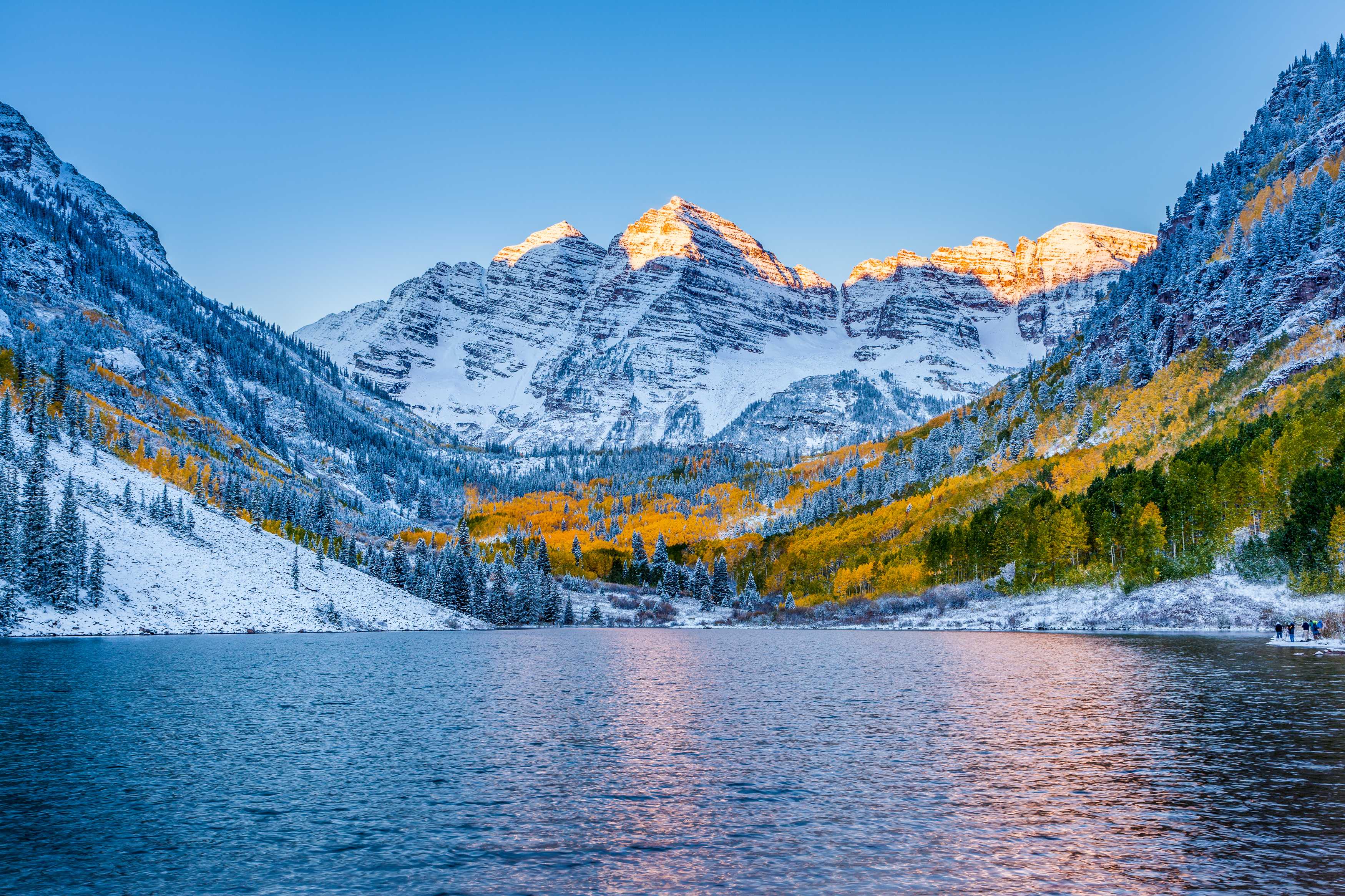 Sunrise in Aspen, Colorado